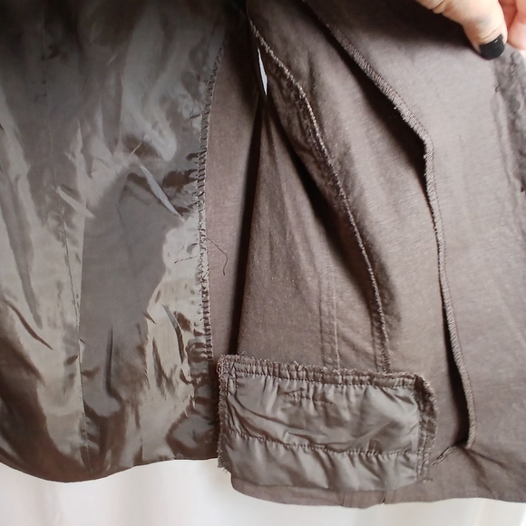 #478 Women's Brown Lane Bryant Button Down Vest Size 28 - Picture 16 of 16